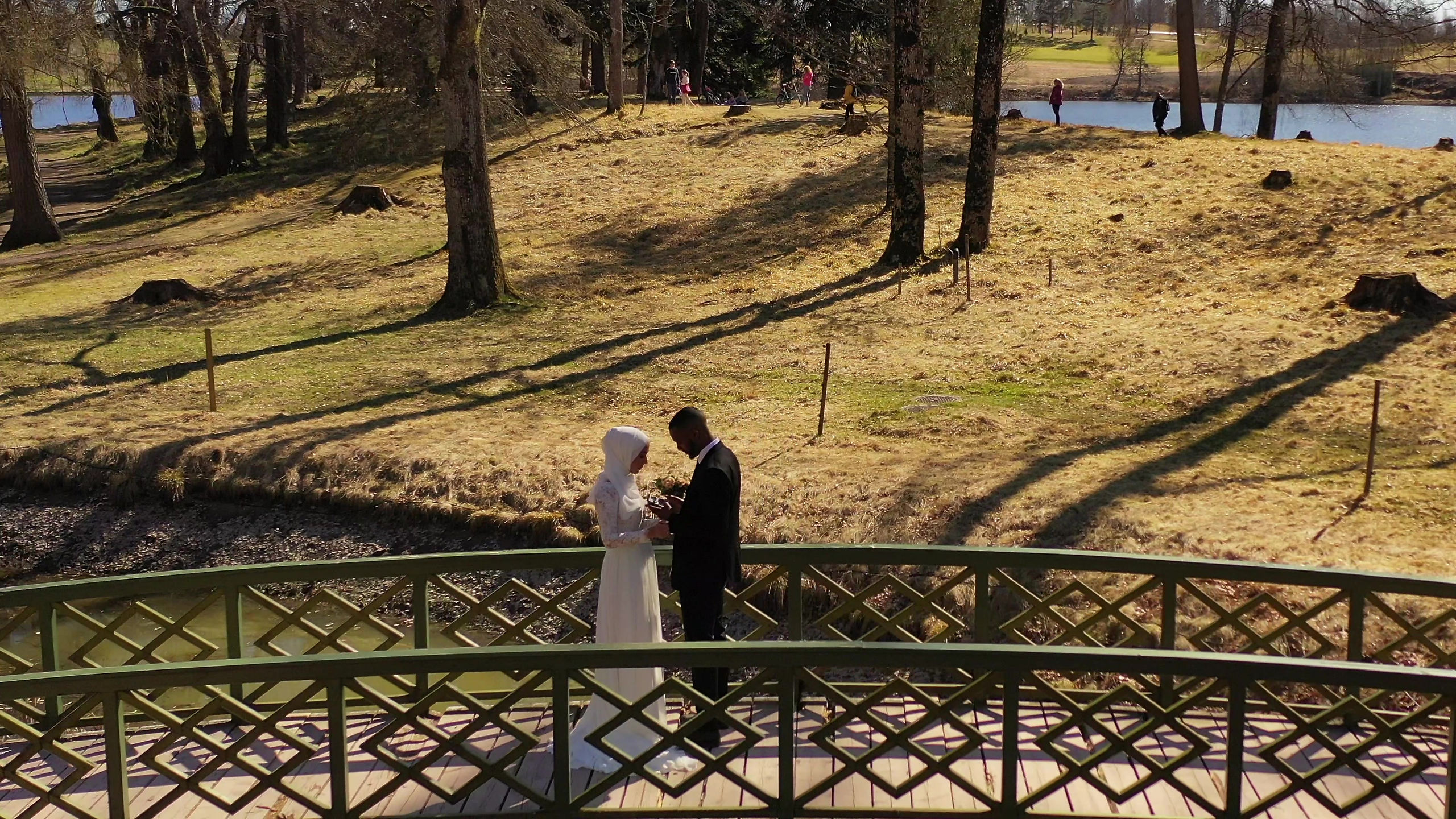 Eksempel på bryllupsvideo med drone